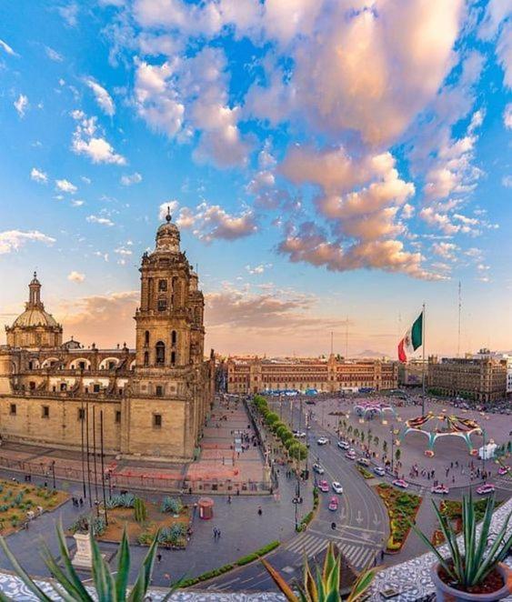 Central & Cozy Studio With Rooftop View 1 Mexico City Exterior photo