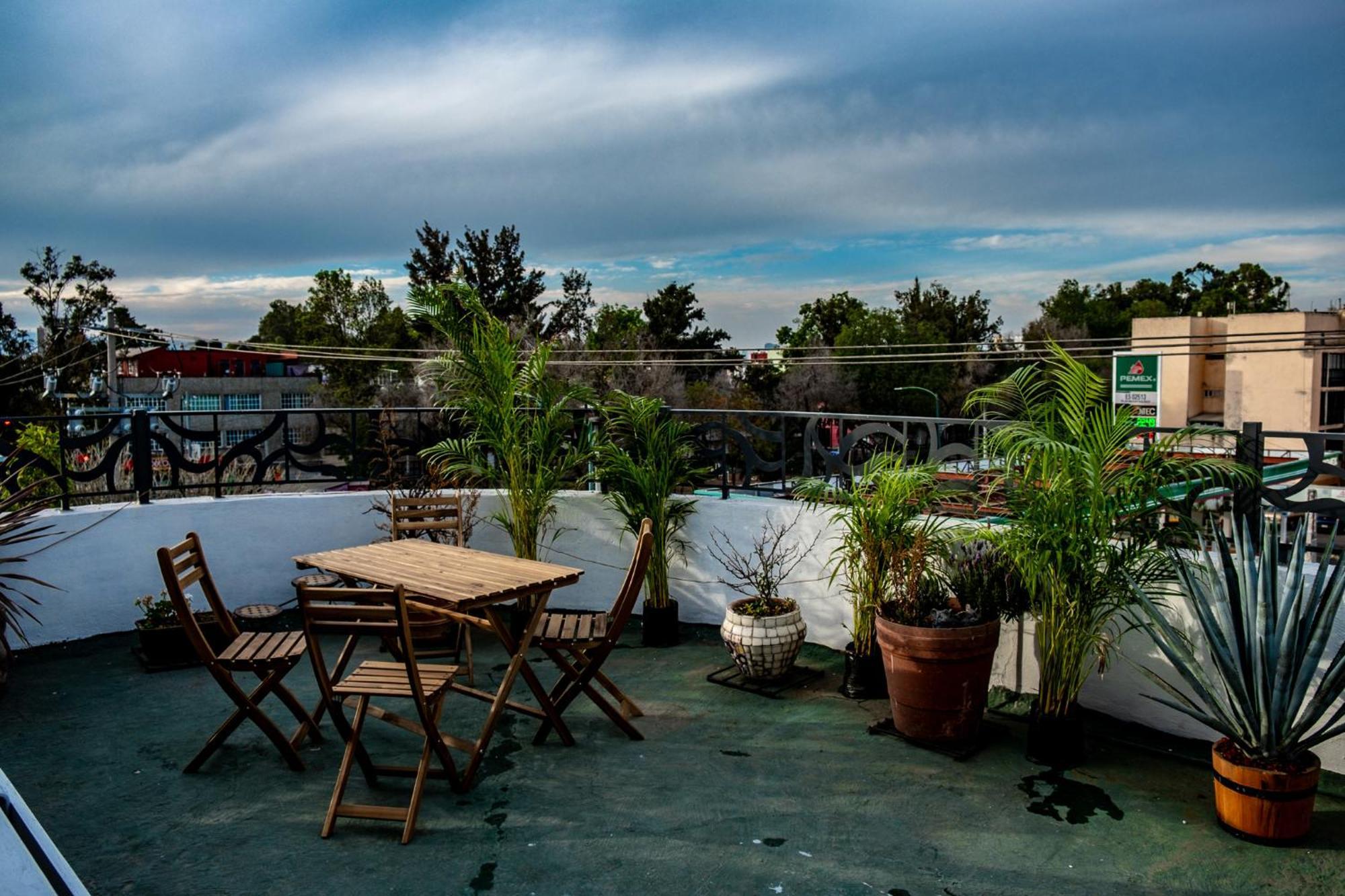 Central & Cozy Studio With Rooftop View 1 Mexico City Exterior photo